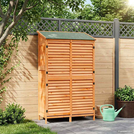 Tuin Shed Massief Vurenhout - XdropX