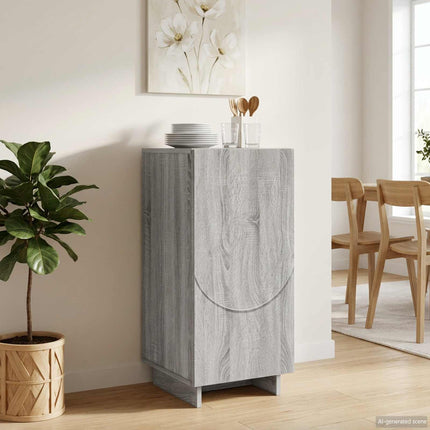 Dressoir 33,5 X 34,5 X 75 Cm Bewerkt Hout - XdropX