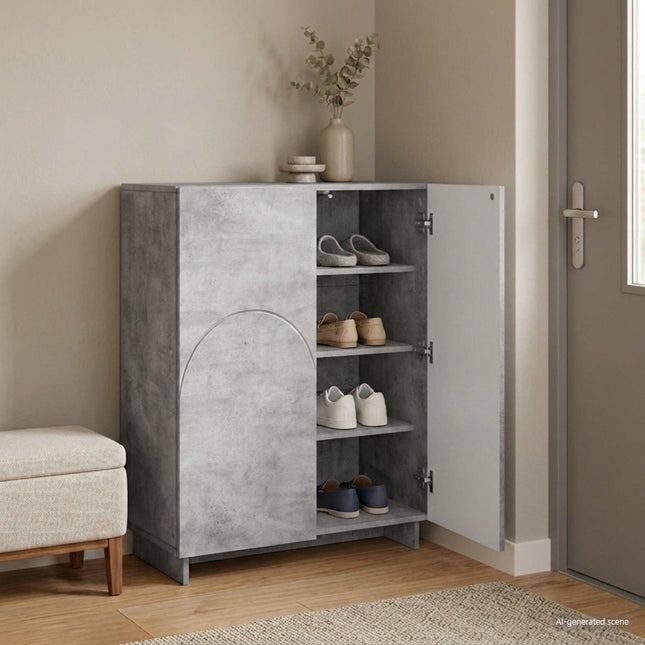 Schoenenkast 73 X 38 X 87,5 Cm Bewerkt Hout - XdropX