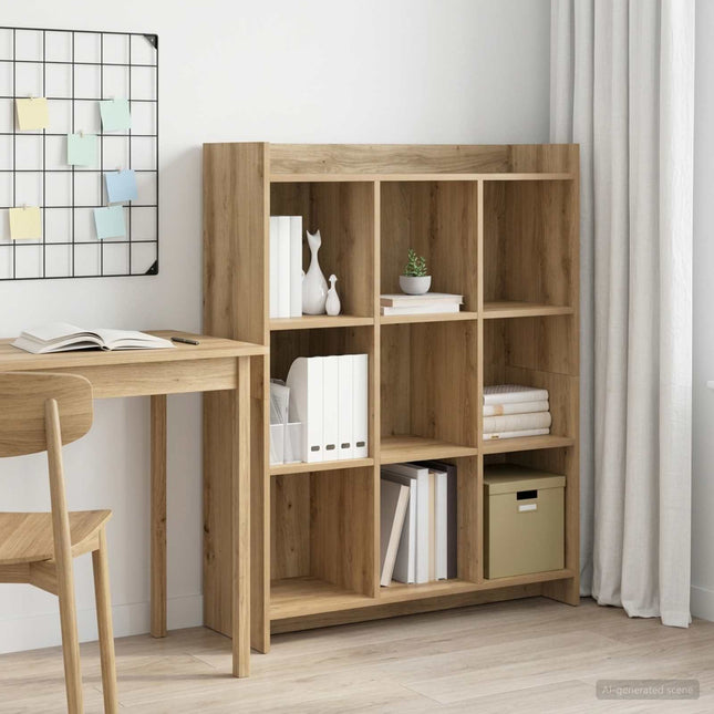 Boekenkast 87,5 X 30 X 111 Cm Bewerkt Hout - XdropX