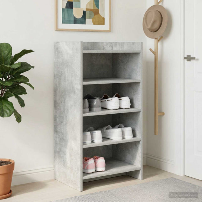 Schoenenkast 48 X 36 X 92 Cm Bewerkt Hout - XdropX