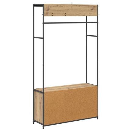 Kapstok Met Schoenenbank 100 X 32 X 180,5 Cm - XdropX