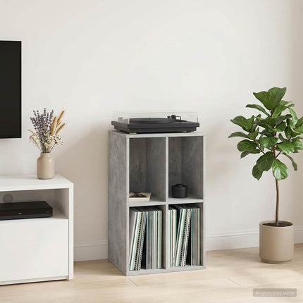 Platenkast 44,5 X 36,5 X 74,5 Cm Bewerkt Hout - XdropX