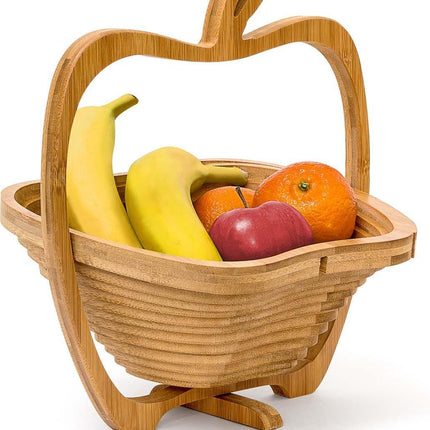 Ceruzo Fruitmand - Opvouwbaar - Bamboe - XdropX