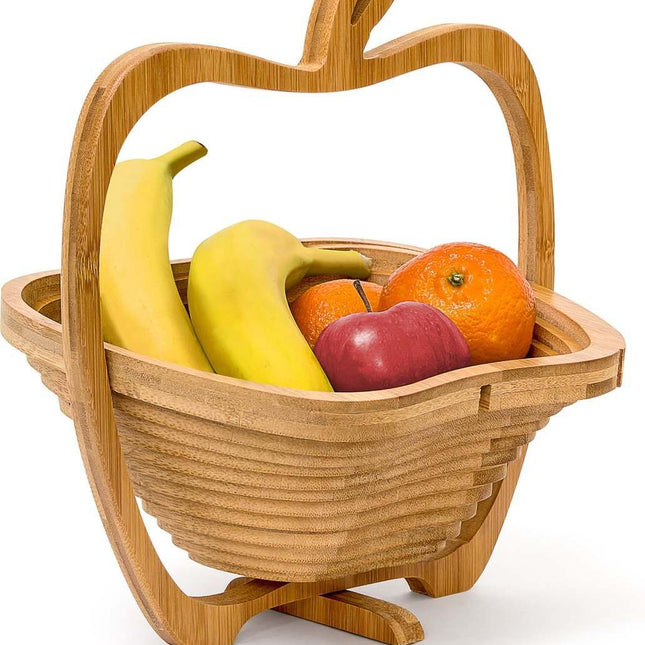 Ceruzo Fruitmand - Opvouwbaar - Bamboe - XdropX