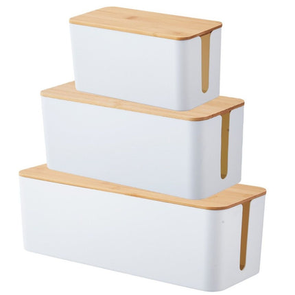 Ceruzo Kabelbox Wit - 3-Delig - XdropX