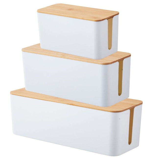 Ceruzo Kabelbox Wit - 3-Delig - XdropX