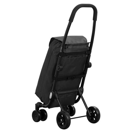 Ceruzo Go Four Boodschappentrolley - Zwart - 43.5 Liter - By Playmarket - XdropX