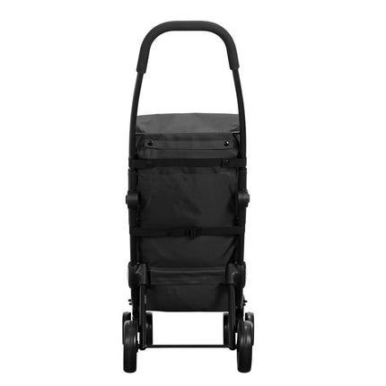 Ceruzo Go Four Boodschappentrolley - Zwart - 43.5 Liter - By Playmarket - XdropX