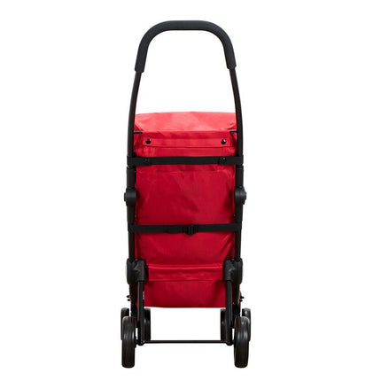 Ceruzo Go Four Boodschappentrolley - Rood - 43.5 Liter - By Playmarket - XdropX