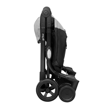 Ceruzo Go Four Boodschappentrolley - Grijs / Zwart - 43.5 Liter - By Playmarket - XdropX