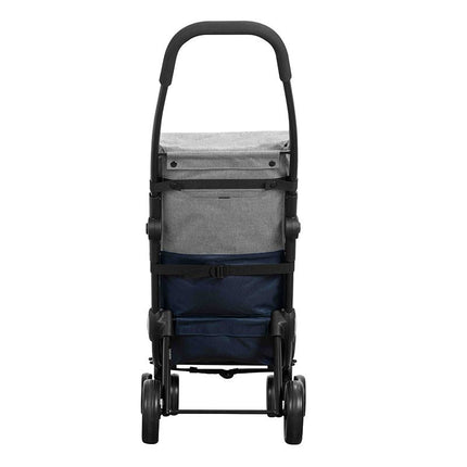 Ceruzo Go Four Boodschappentrolley - Blauw / Grijs - 43.5 Liter - By Playmarket - XdropX