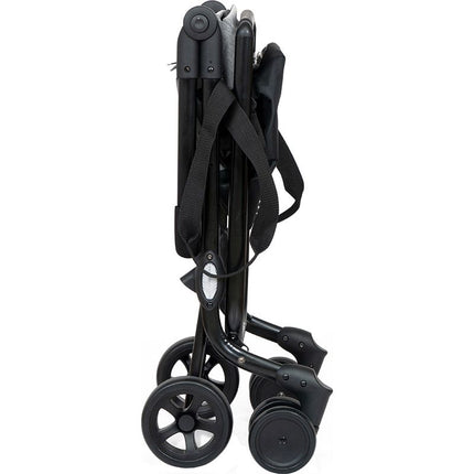 Ceruzo By Playmarket Easy Go Boodschappentrolley - Zwart-Rood - XdropX