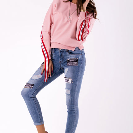 BLOUSE- LIGHT PINK 46027-3-4