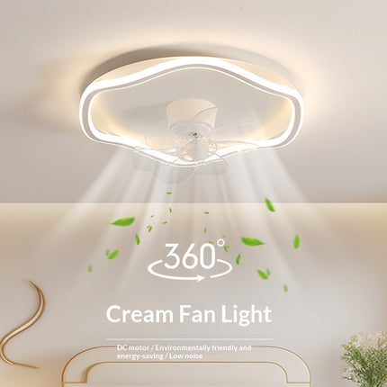 Ultra Thin Bedroom Fan Light Integrated With High-end Feel And Creamy Breeze