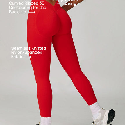 Earthbound Girl V-Shape Quick-Dry Leggings-1