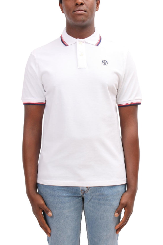 NORTH SAILS - Men's polo shirt with contrasting piping - Size 4XL-0