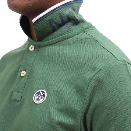 NORTH SAILS - Men's polo shirt with contrasting piping - Size 4XL-7
