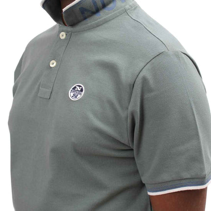NORTH SAILS - Men's polo shirt with contrasting piping - Size 4XL-11