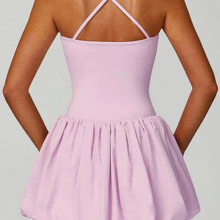Cross-Back Peplum Tennis Skirt-3