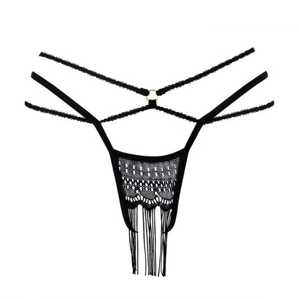 Black String ouvert Aretusa - 3XL