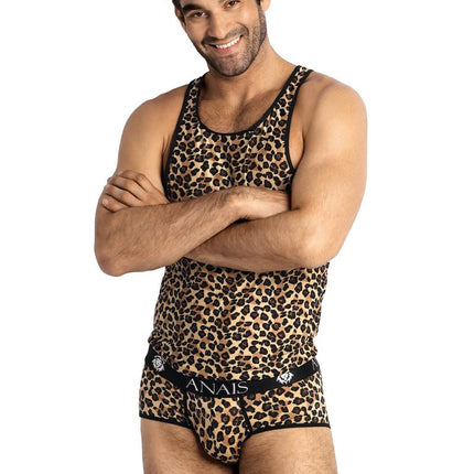 Herren Tank Top 053550 leopard - 3XL-2