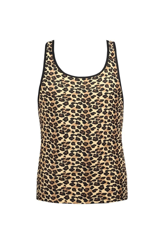 Herren Tank Top 053550 leopard - 3XL-0