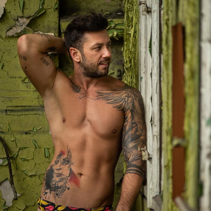 Men String AM053675 Banana - 2XL-4