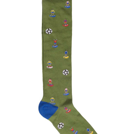 GALLO - Men's long socks with football pattern-5