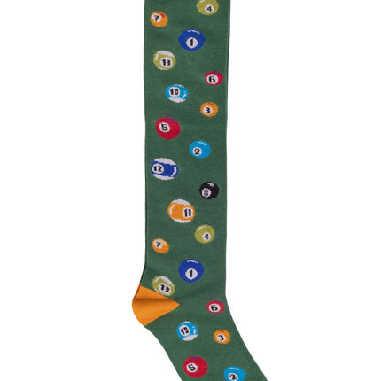 GALLO - Men's long socks with biliard balls pattern-5