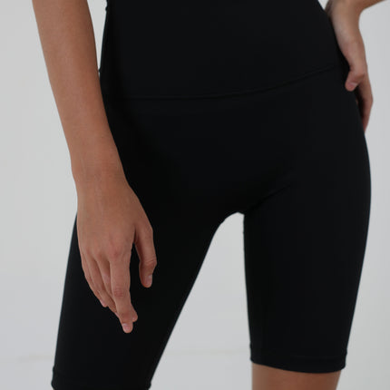 Classic High Waist Seamless Bike Shorts-0