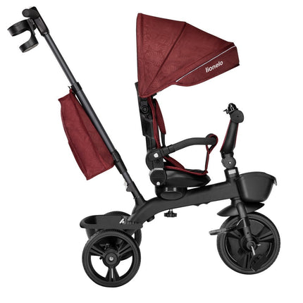 Lionelo Kori forgatható tricikli - Burgundy red-2
