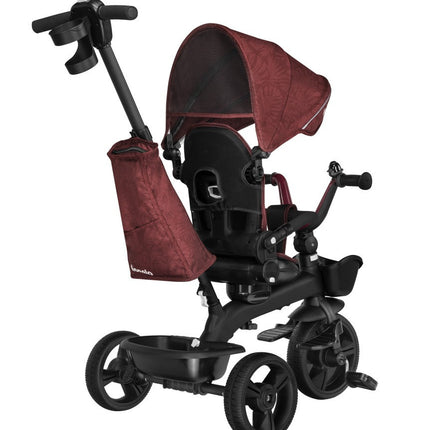 Lionelo Kori forgatható tricikli - Burgundy red-9