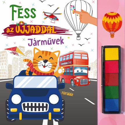 Napraforgó Fess az ujjaddal - Járművek-0