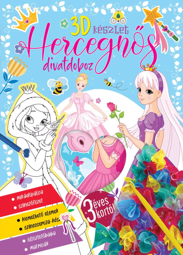 Napraforgó 3D készlet - Tündéres divatdoboz-0
