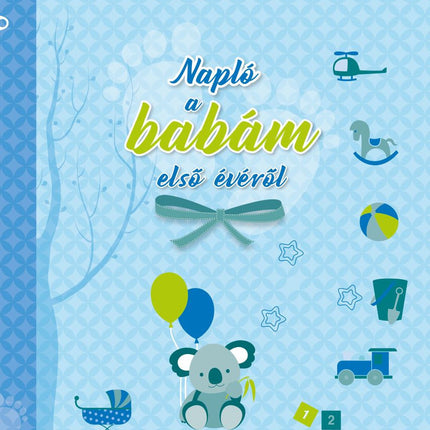 Napraforgó Napló a babám első évéről (fiús)-0