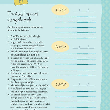 Napraforgó Napló a babám első évéről (fiús)-5