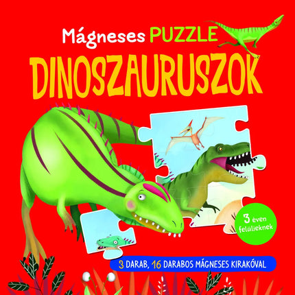 Napraforgó Mágneses puzzle - Dinoszauruszok-0