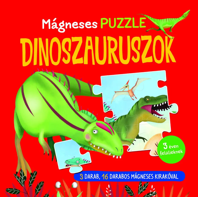 Napraforgó Mágneses puzzle - Dinoszauruszok-0