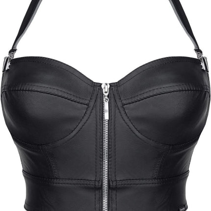 schwarzes Damen-Top BRMarta001 - XXL