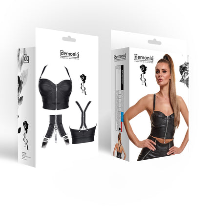 schwarzes Damen-Top BRMarta001 - XXL