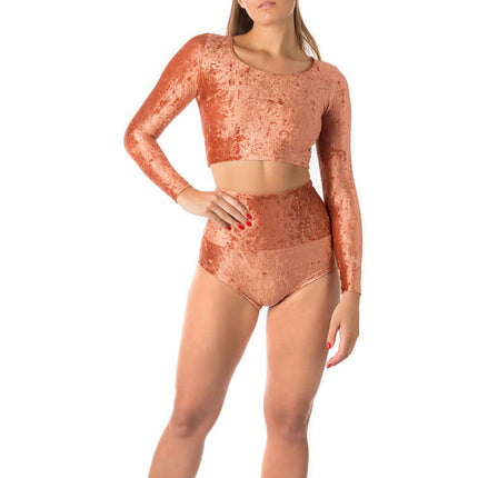 High Waisted Velvet Pole Shorts – Betty-7