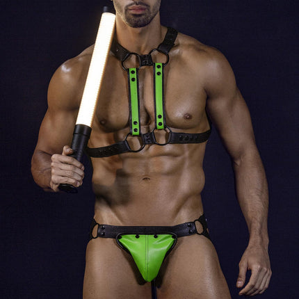 neon green/black Jock Snap - L/XL-1