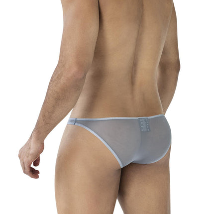 Grey Low Rise Bulge Brief Mesh C4MSPXBUL01 - XL