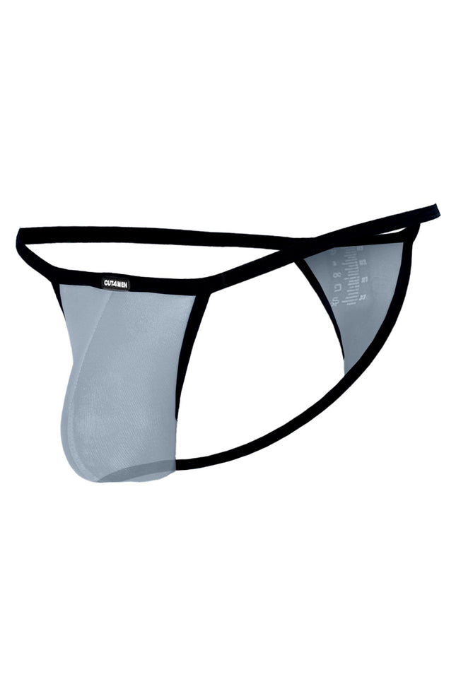 Grey Mini Tanga Bikini Mesh C4MSPX17 - XL
