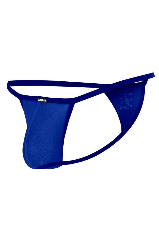 Electric Blue Mini Tanga Bikini Mesh C4MSPX17 - XL
