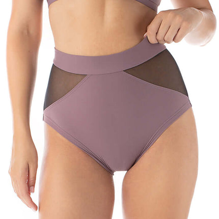 High Waist Mesh Pole Shorts – Monica-9