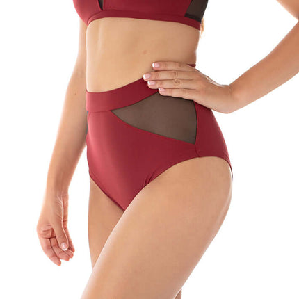 High Waist Mesh Pole Shorts – Monica-3