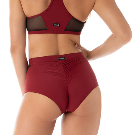 High Waist Mesh Pole Shorts – Monica-2
