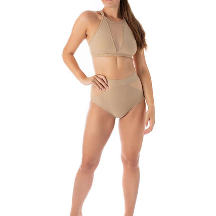 High Waist Mesh Pole Shorts – Monica-12